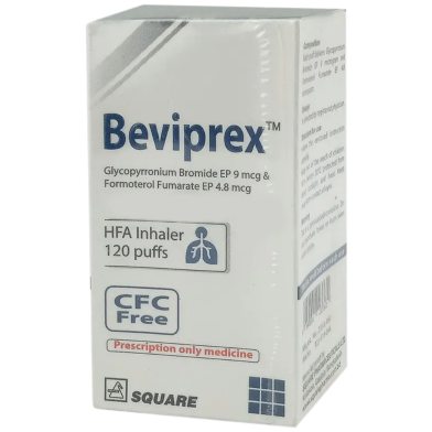 Beviprex 9mcg 4.8mcg Per Puff Inhaler 120 Metered Doses image