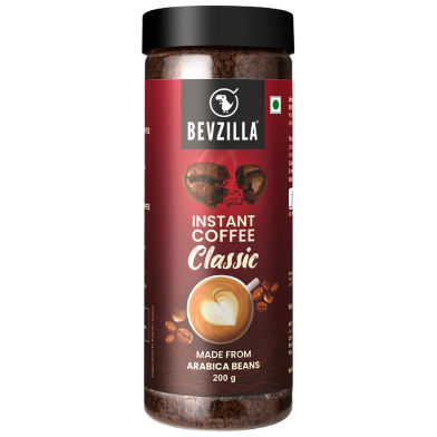 Bevzilla 200 Gram Classic Instant Coffee Powder Jar 200g image