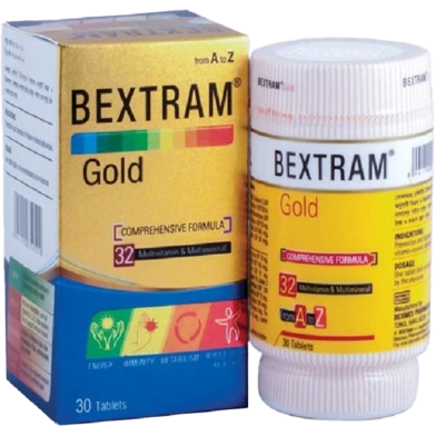 Bextram Gold (Multivitamin and Multimineral) - 30 Tablet Pack image