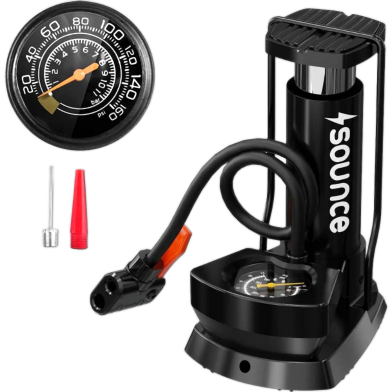 Bicycle Pump Foot Pedal Bike image