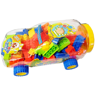 Big Building Block Cartoon Car Bottle Jumbo Blocks Toy Kids Education Building Bricks Set -270110503 image