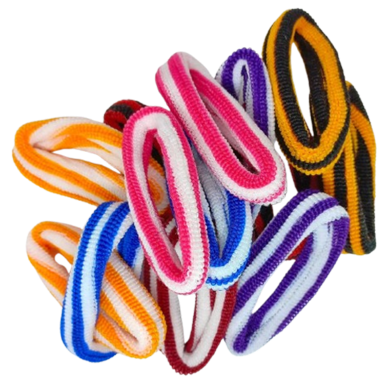 Big Size China Hair Band Trendy And Beautiful Multicolor Hair Band 10 Piece image