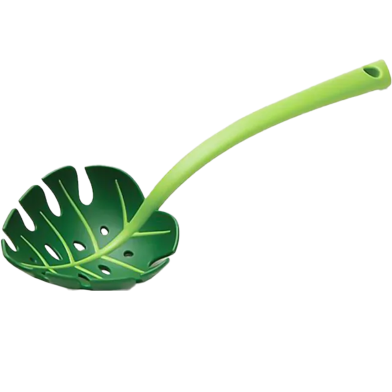 Big Size Jungle Leaf Style Multipurpose Spoon 1 Pcs image