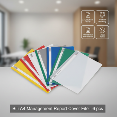 Bili A4 Management Report Cover File - 6 pcs Slide 2