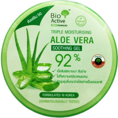 Bio Active Triple Moisturising 92 Percent Aloe Vera Soothing Gel 150ml image
