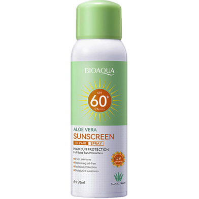 Bioaqua Aloe Vera Sunscreen Repair Spray SPF60 PA 150 ml image