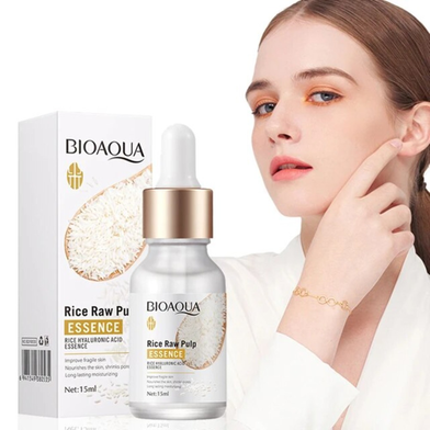Bioaqua Hyaluronic Acid Essence Hydration And Moisturizing Rice Serum-15 Ml Slide 2