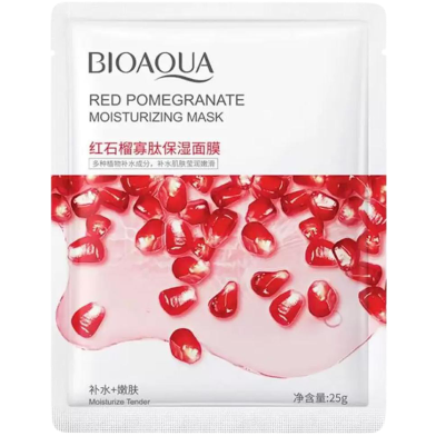 Bioaqua Red Pomegranate Sheet Mask Moisturizing Face image