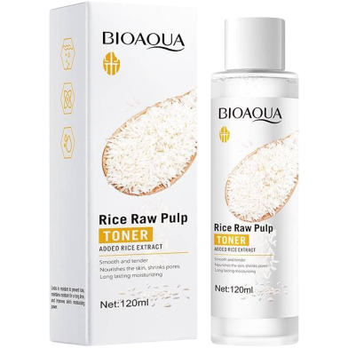 Bioaqua Rice Raw Pulp Toner Hydrating Moisturizing - 120ml image