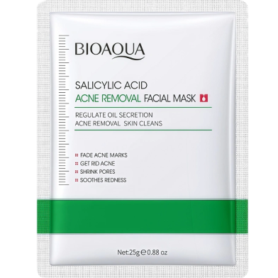 Bioaqua Salicylic Acid Acne Removal Sheet Mask 25 gm image