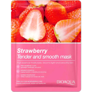 Bioaqua Strawberry Tender And Smooth Sheet Mask 25gm image