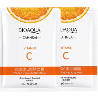 Bioaqua Vitamin C Sheet Mask 25 gm (Combo Pack of 2) image