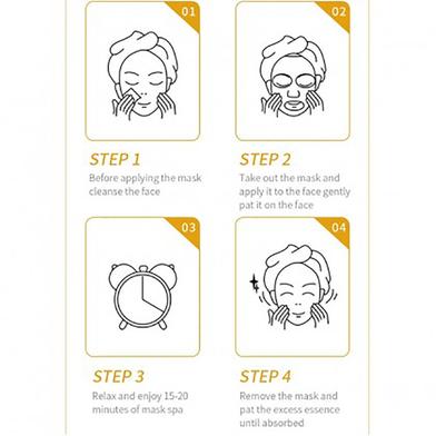 Bioaqua rice raw pulp mask hydrating moisturizing face sheet mask- 25gm - 6976504680205 Slide 5
