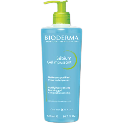 Bioderma Sebium Gel Moussant Purifying Cleansing Foaming Gel 500ml image