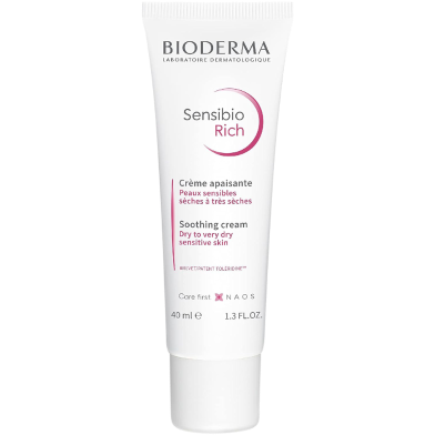 Bioderma Sensibio Rich Dry To Very Dry Sensitive Skin Soothing Cream - 40ml image