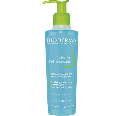 Bioderma – Sébium Foaming Gel – Face and Body Cleanser 200ml image