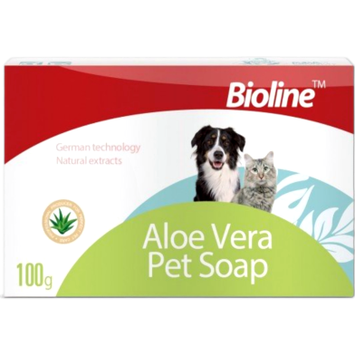 Bioline Aloe Vera Pet Soap For Cats and Dogs 100g image