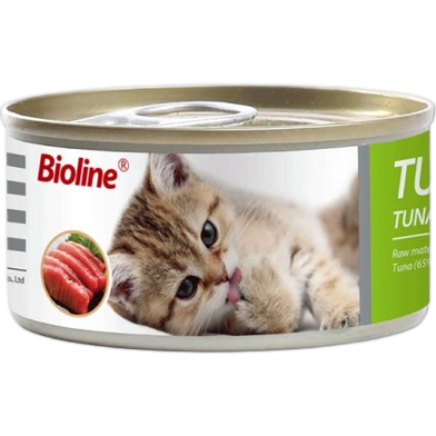 Bioline Cat Can Food - Tuna 85g | Tuna Can image