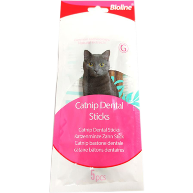 Bioline Catnip Dental Sticks 5pcs image