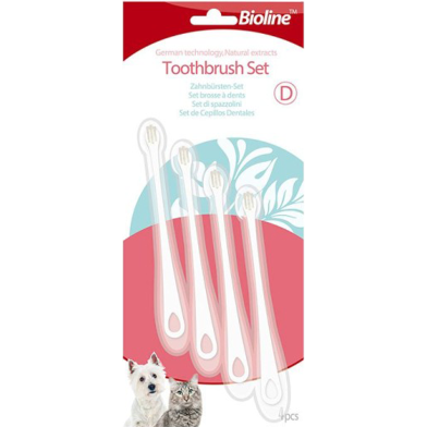 Bioline Toothbrush Set for Cat and Puppy image
