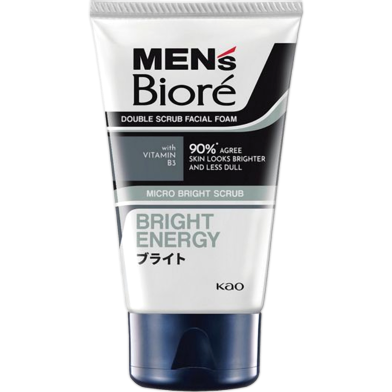 Biore Mens Facial Foam Bright Energy-100gm image