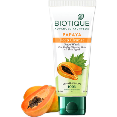Biotique Bio Papaya Visibly Flawless Skin Face Wash 150ml image
