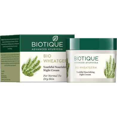 Biotique Bio Wheat Germ Youthful Nourishing Night Cream 50 gm -252106862 image