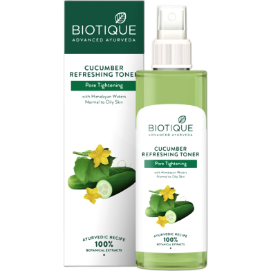 Biotique Cucumber Pore Tightening Refreshing Toner 120ml image