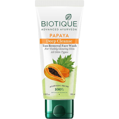 Biotique Papaya Deep Cleanse Face Wash 100 ml -294504748 image