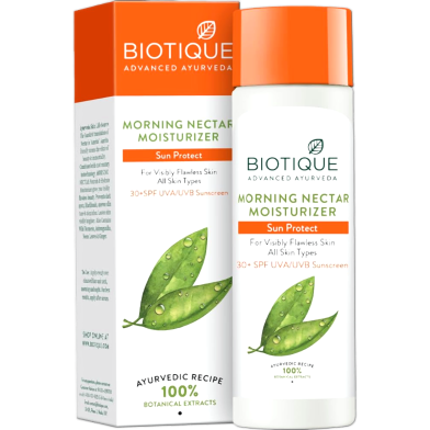 Biotique Sunscreen Moisturizer Lotion Sun Protect Spf 30 Plus Uva Uvb 120ml image