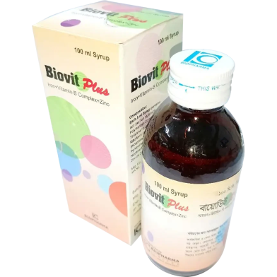Biovit Plus Syrup 100 ml Bottle image