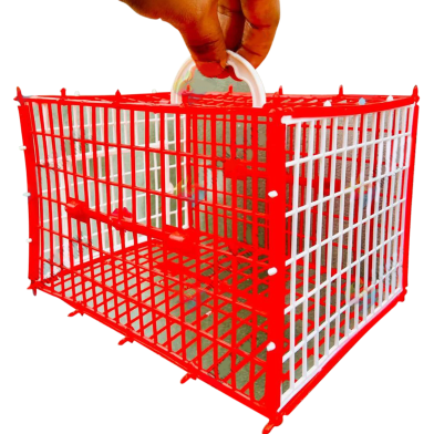 Birds Carrying Cage Only for Small Birds 1pc (Folding) Mix Color 8x6inch image