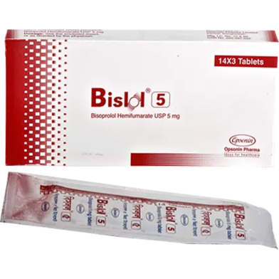 Bislol 5 mg Tablet 14's Strip image