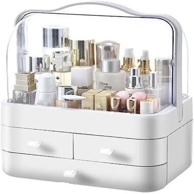 Bitmos Storage And Organizer Cosmetic Organizers That Can Be Placed On Bathroom Countertops And Dressing Tables, Home And Kitchen Green image