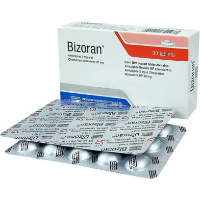 Bizoran 5 mg Plus 20 mg 15's StripTablet image