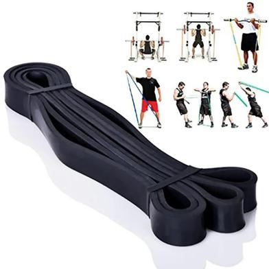 Black 21mm (30-60lbs, 13.6-27.2kg) Pull Up Assist Premium Natural Latex Resistance Bands for Body Stretching, Fitness Training, Flexibility and Power Lifting Workout Loop Theraband for Crossfit and Home Gym Slide 2