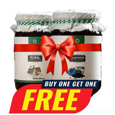 Naturals Blackseed Flower Honey (কালোজিরা ফুলের মধু) - 500 gm (BUY 1 GET 1 Rural Honeycomb Honey FREE - 250 gm) image