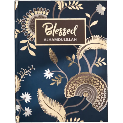 Blessed Alhamdulillah Gold Foiled Notebook image