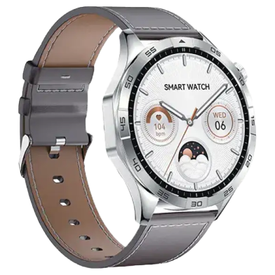 Blisbond Edge AMOLED Display Bluetooth Calling Smart Watch - Silver image