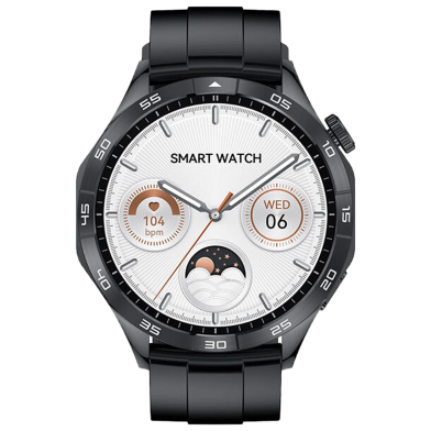 Blisbond Edge AMOLED Display Bluetooth Calling Smart Watch - Black image