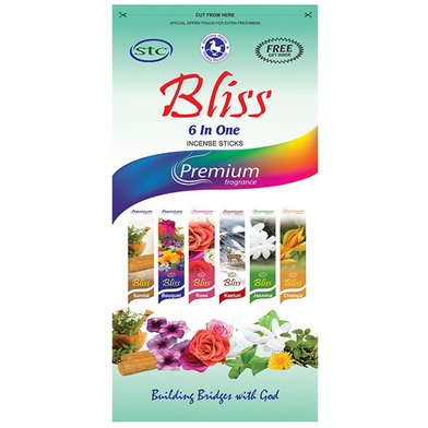Bliss Premium Zipper Agarbati (6 IN 1) image
