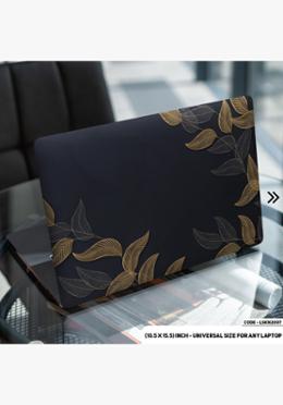 DDecorator Blue Flower Pattern Floral Design Laptop Sticker image