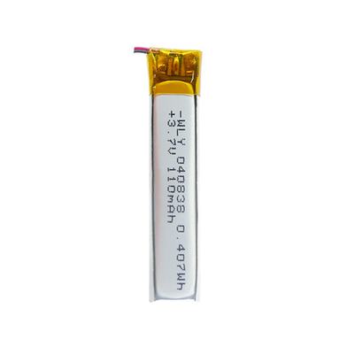 Bluetooth Headphone Battery 3.7V 115mAh Size 35x8x3.5mm Lithium Polymer Rechargeable Lipo Battery For Bluetooth Smart Watch MP3 - Battery Slide 2