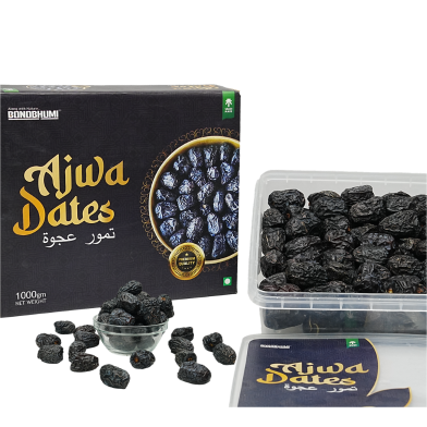 Bonobhumi Ajwa Premium Dates 1 kg image