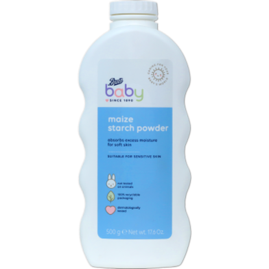 Boots Baby Maize Starch Powder 500 gm image