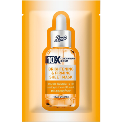 Boots Brightening and Firming Sheet Mask – 25ml image