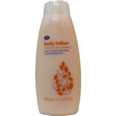 Boots Cocoa Butter and Vitamin E Body Lotion – 390ml image