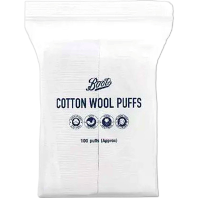 Boots Cotton Wool 100 Puffs image