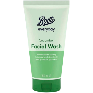 Boots Everyday Cucumber Face Wash Excess Oils And Vitamin 150ml 28092 image