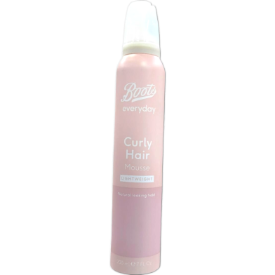 Boots Everyday Curly Hair Mousse Lightweight 200ml image